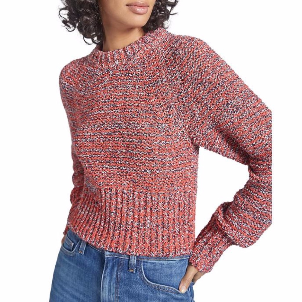 CURRENT/ELLIOTT THE MOONSHINE KNIT PULLOVER SWEATER
